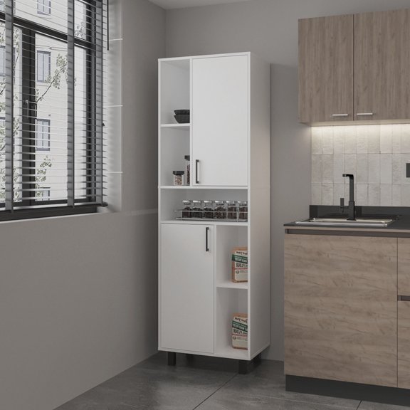 Bentonia Pantry, Kitchen, White