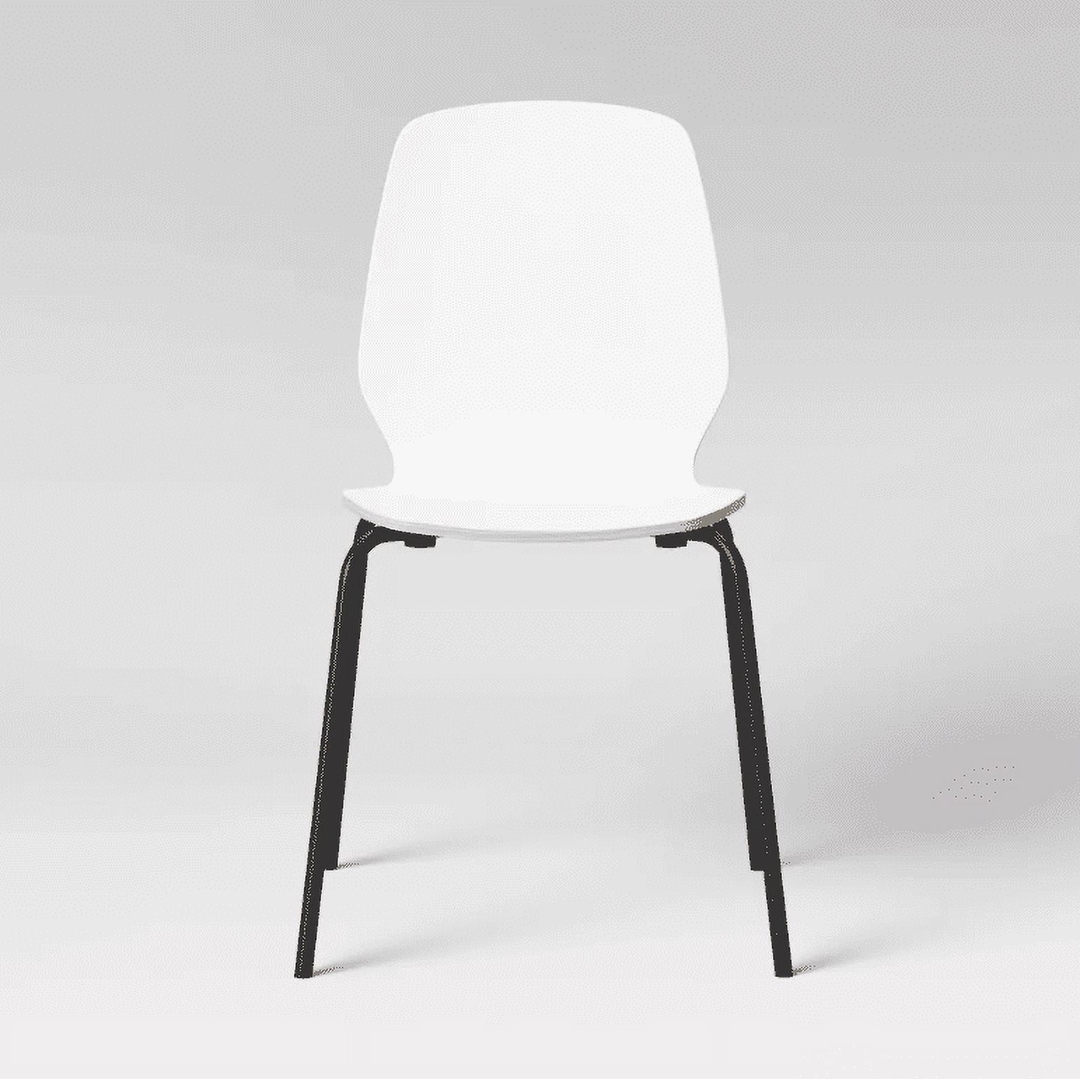 Bentwood Fully Assembled Stacking Dining Chair White Room Essentials