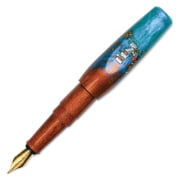 Benu Pixie Fountain Pen - Aurora Gold, Medium Nib
