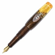 Benu Pixie Fountain Pen - Honey Bronze, Medium Nib