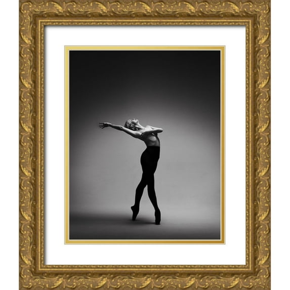 Benvenuti, Laura 12x14 Gold Ornate Wood Framed with Double Matting Museum Art Print Titled - Octavie