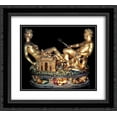 thumbnail image 1 of Benvenuto Cellini 2x Matted 22x20 Black Ornate Framed Art Print 'Cellini Salt Cellar', 1 of 2