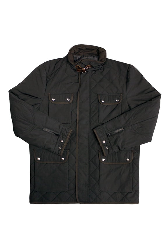 Fergus Quilted Jacket Black