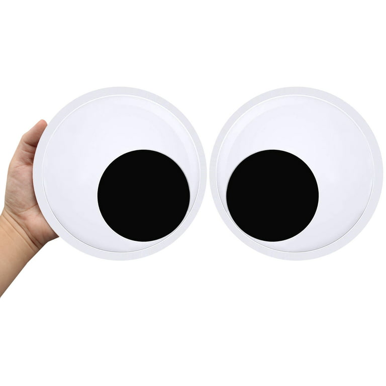 Benvo 7 Inch Giant Googly Eyes Self Adhesive 18cm Big Wiggle Eyes for Party  Decorations Refrigerator Door Christmas Trees Lawns Car Pack of 2) 
