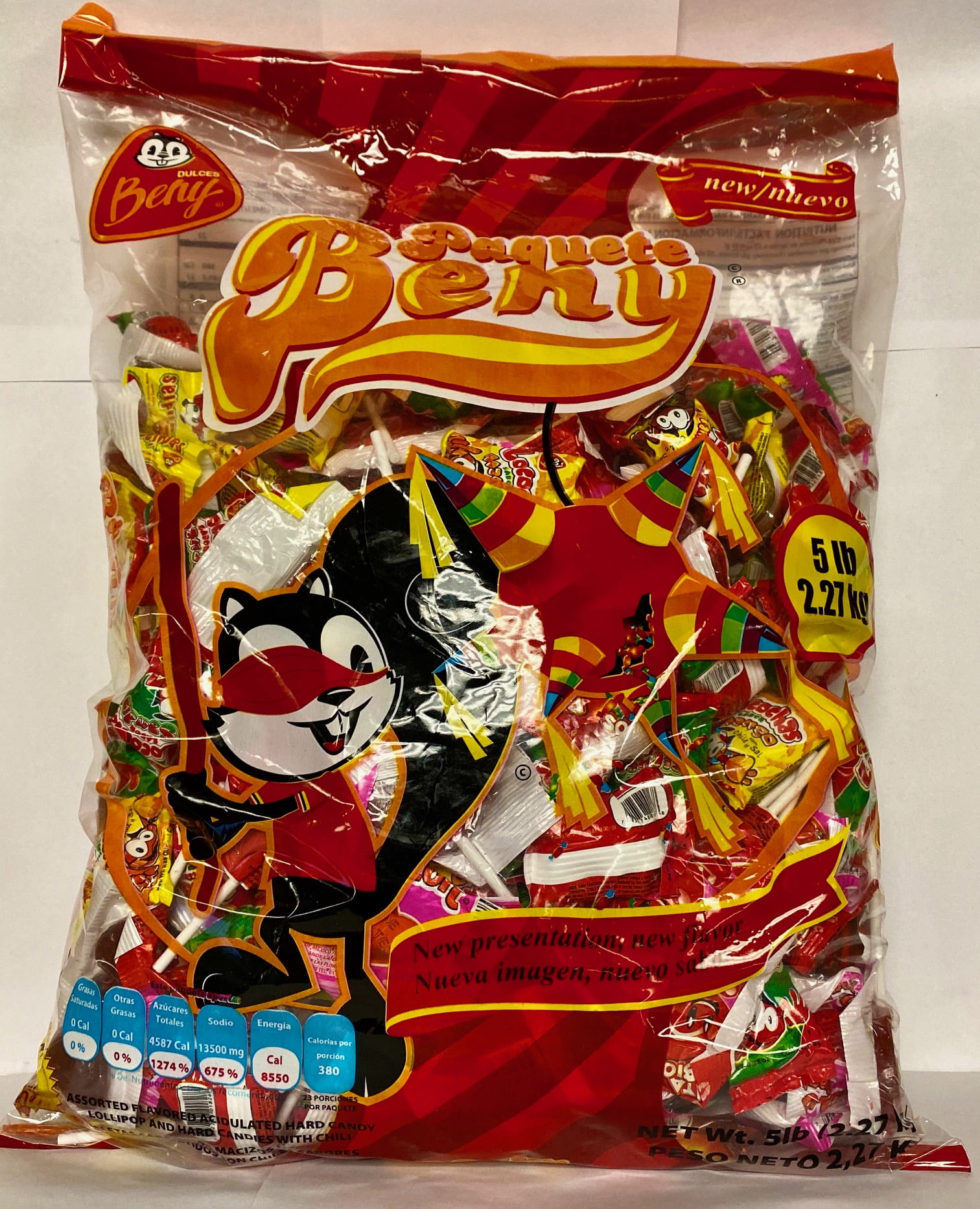 Beny PINATA MIX 5LB BAG HARD CANDIES (NO CHILI)