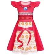 Benylion Girls Princess Dresses Halloween Costume Birthday Party Dress Cosplay Role Play Clothes Outfit for 7-8 Years