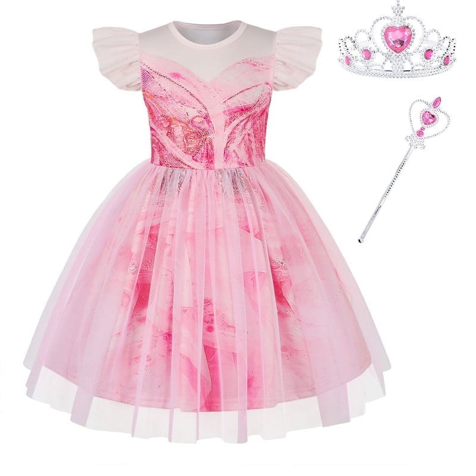 open lace back dress Wiked Glinda Cosplay Dress Halloween Carnival Party Suit – Cosplaysky.ca