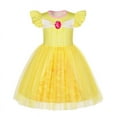 thumbnail image 1 of Benylion Girls Princess Costume Dress Toddler Kids Short Flutter Sleeve Tulle Dress up Cosplay Theme Party Outfit for 9-10 Years, 1 of 6