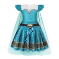 thumbnail image 1 of Benylion Girls Princess Costumes Princess Dresses Fancy Dress Up Outfits with Cape Birthday Party Cosplay Outfit for 11-12 Years, 1 of 6