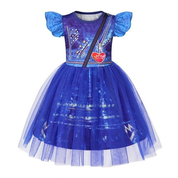Benylion Girls Costumes Popular Musical Princess Dresses Fancy Dress Up Clothes Toddler Halloween Party Cosplay Outfit for 5-6 years