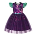 thumbnail image 1 of Benylion Girls Descendants Costume Evie Halloween Dress up for Kids Princess Tulle Tutu Dress Christmas Birthday Party Outfits for 9-10 years, 1 of 5