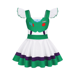 Benylion Girls Cowgirl Dress Western Costume Summer Dress for Kids Halloween Birthday Party Cosplay Outfit for 2-3 Years