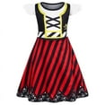 thumbnail image 1 of Benylion Girls Pirate Dress Buccaneer Costume Kids Birthday Party Dress Halloween Cosplay Outfits for 2-3 Years, 1 of 6