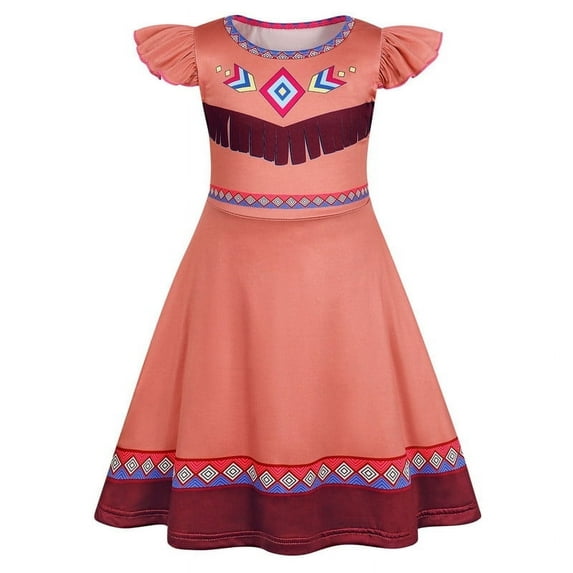 Benylion Nature-Inspired Princess Costume Kids Fancy Dress Role Play Outfits World Book Day Costumes for Girls Dress up for 2-3 Years