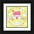 thumbnail image 1 of Benyon, Ali 20x20 Black Ornate Wood Framed with Double Matting Museum Art Print Titled - Daisy Chain IX, 1 of 4