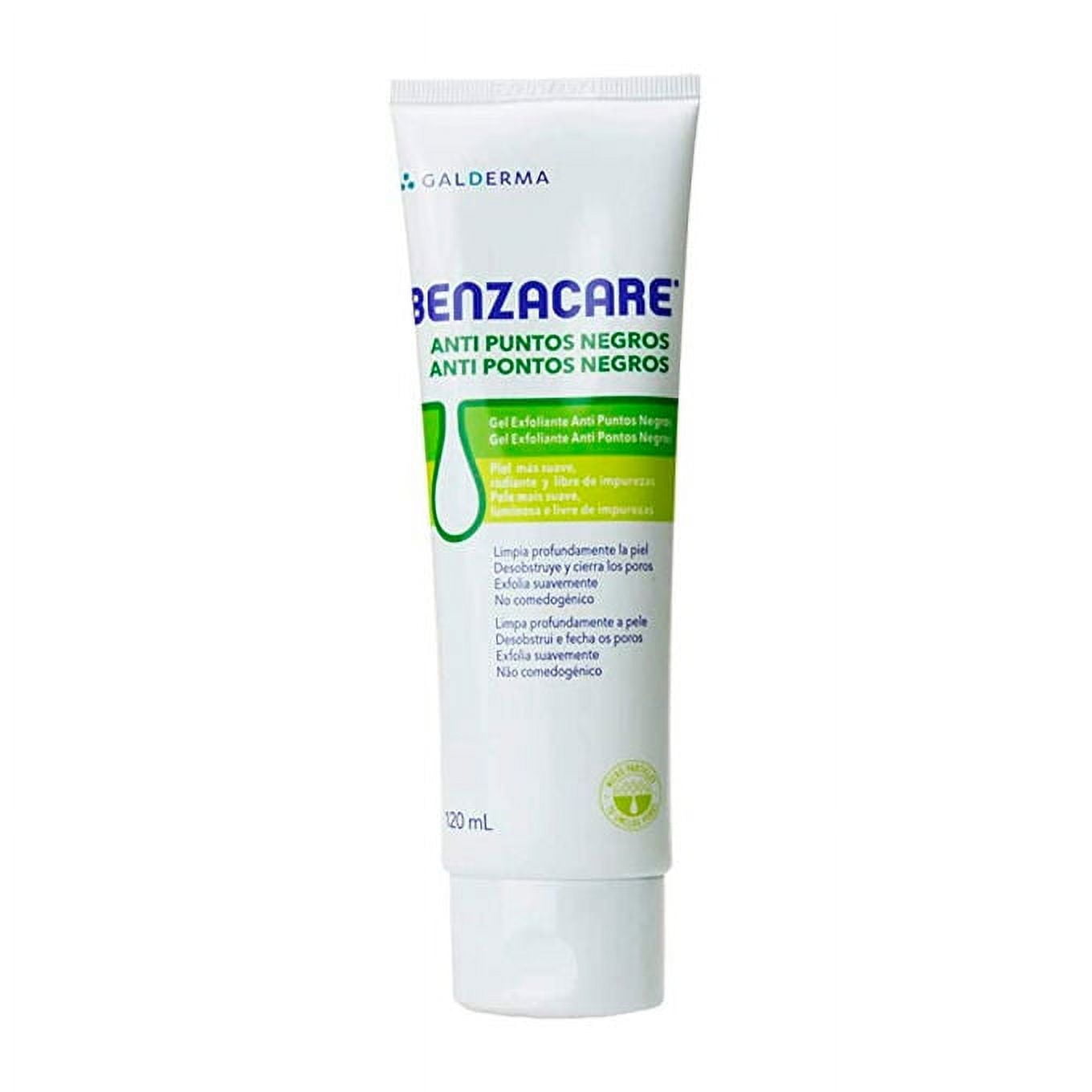 Benzacare Blackhead Exfoliator 120ml Deep Cleansing Formula with