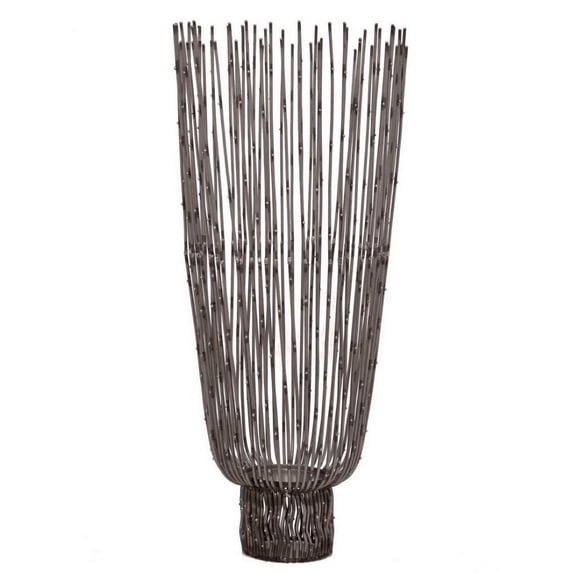 Benzara 10.5" Bronze Metal Twig Candle Holder