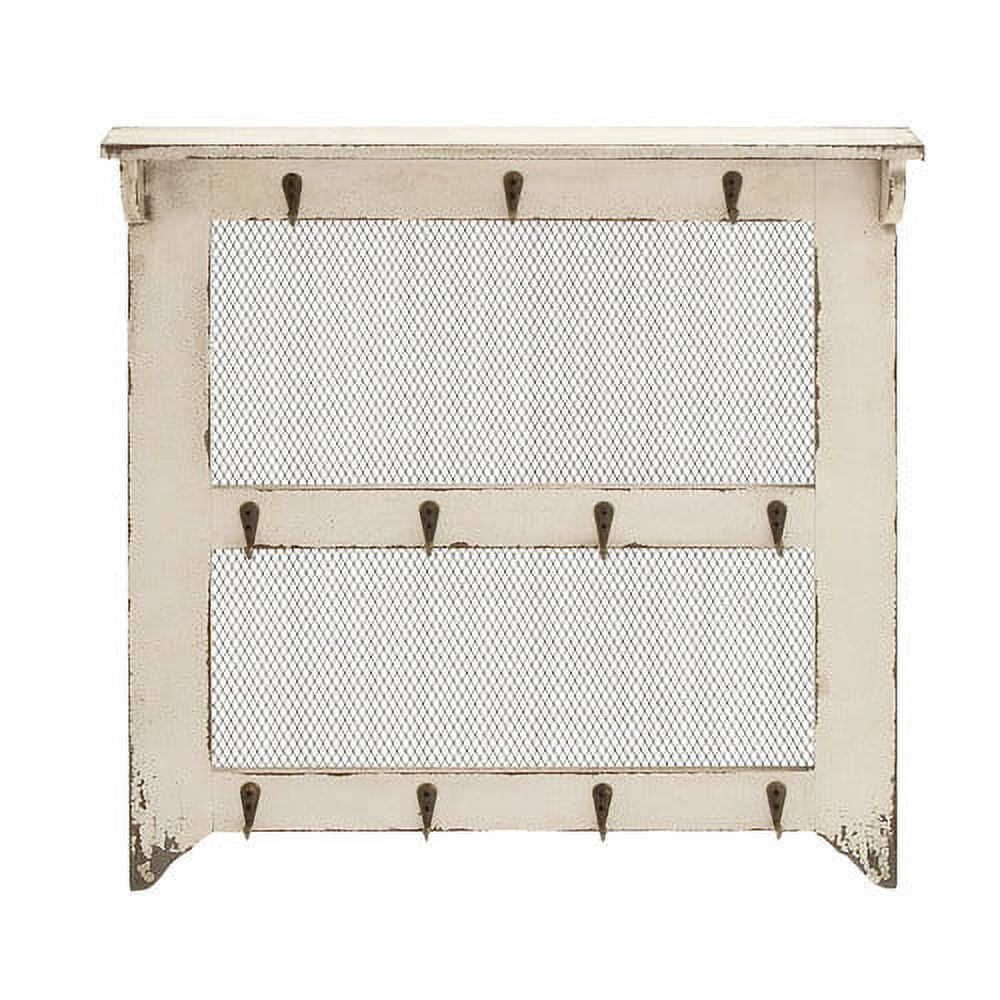 Benzara 20426 Wood Metal Wall Hanger