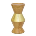thumbnail image 1 of Benzara 21586 8" Porcelain And Ceramic Candle Holder, 1 of 2