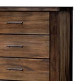 thumbnail image 1 of Benzara 5 Drawers Transitional Wooden Chest with Antique Bar Pulls, Rustic Brown, 1 of 1