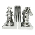 thumbnail image 1 of Benzara 59722 Striking Ceramic Silver Bookend, 1 of 5