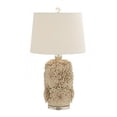 thumbnail image 1 of Benzara 62118 Ceramic Crystal Table Lamp, 1 of 2