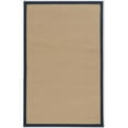 thumbnail image 1 of Benzara 8 x 2.5 Machine Tufted Wool Rug with Action Backing, Beige and Blue, 1 of 4
