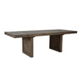 thumbnail image 1 of Saltoro Sherpi 95 Inch Plank Style Wooden Extendable Dining Table, Rustic Brown, 1 of 5