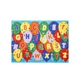thumbnail image 1 of Benzara Alphabetical Machine Tufted Area Rug In With Nylon Backing, Multicolor, 1 of 2
