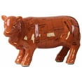 thumbnail image 1 of Benzara Amazingly Crafted Ceramic Beef Cut Chart Figurine, 1 of 1