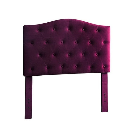 Benzara BM122797 Alipaz Contemporary Full Queen Headboard, Purple