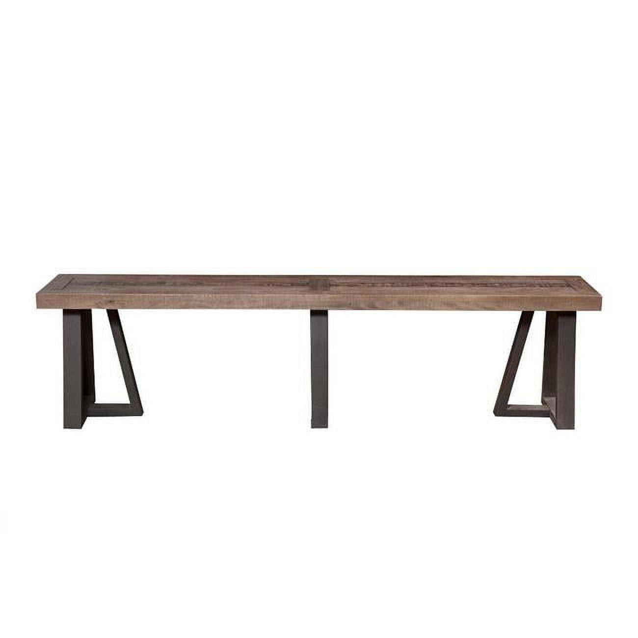 Benzara counter height outlet dining corner bench