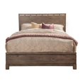 thumbnail image 1 of Benzara BM171883 52 x 75.5 x 90 in. Mahogany Wood California King Size Panel Bed, Brown, 1 of 3
