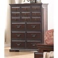 thumbnail image 1 of Benzara BM174453 41 x 54 x 19 in. Wooden Chest with Multiple Drawers - Cherry Brown, 1 of 1