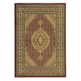 thumbnail image 1 of Benzara BM201094 10 x 8 ft. Heriz Power Loom Polypropylene Rug, Red & Beige, 1 of 1