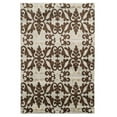 thumbnail image 1 of Benzara BM201140 3 x 2 ft. Power Loom Polypropylene Rug with Ornated Pattern, Brown & Cream, 1 of 4