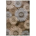thumbnail image 1 of Benzara BM201415 10.3 x 8 ft. Floral Pattern Polypropylene Power Loomed Rug, Blue & Brown, 1 of 1