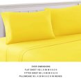 thumbnail image 1 of Bezons 4 Piece Queen Size Microfiber Sheet Set The Urban Port, Yellow, 1 of 3