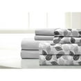 thumbnail image 1 of Benzara BM203096 Calais Herringbone & Solid California King Size Sheet Set, Black & White - 8 Piece, 1 of 2