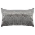 thumbnail image 1 of Benzara BM228796 26 x 5 in. Fabric Throw Pillow with Gleam & Solid Color, Gray, 1 of 2