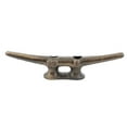 thumbnail image 1 of Benzara BM229289 Cast Iron Frame Cleat with Textured Details, Rustic Brown, 1 of 5