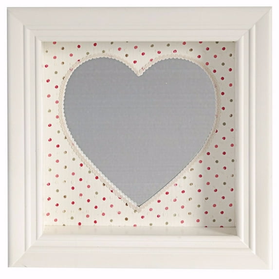 Benzara Beautiful and Pretty Heart Shaped Wall Mirror