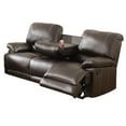thumbnail image 1 of Benzara Bonded Leather-Color:Espresso, 1 of 2