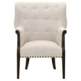 thumbnail image 1 of Benzara Button Tufted Club Chair-Color:Cream, 1 of 3