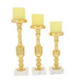 thumbnail image 1 of Classic Golden Candle Holder, Set Of 3, 1 of 1