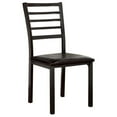 thumbnail image 1 of Transitional Side Chair, Knockdown, Black, Set Of 4, 1 of 5