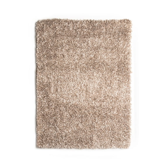 Benzara Contemporary Style Area Rug In Polyester With cotton Backing, Blue-Color:Beige