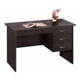 thumbnail image 1 of Benzara Contemporary Style Desk With Spacious Storage, Dark Brown, 1 of 5