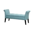 thumbnail image 1 of Benzara Doheny Contemporary Storage Bench In Blue Finish-Color:Blue, 1 of 2