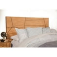 thumbnail image 1 of Benzara Full Size Headboard In Mahogany Wood-Color:Light Brown, 1 of 1